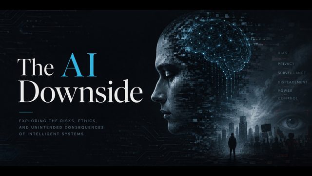 The AI Downside — exploring the risks, ethics and unintended consequences of intelligent systems.